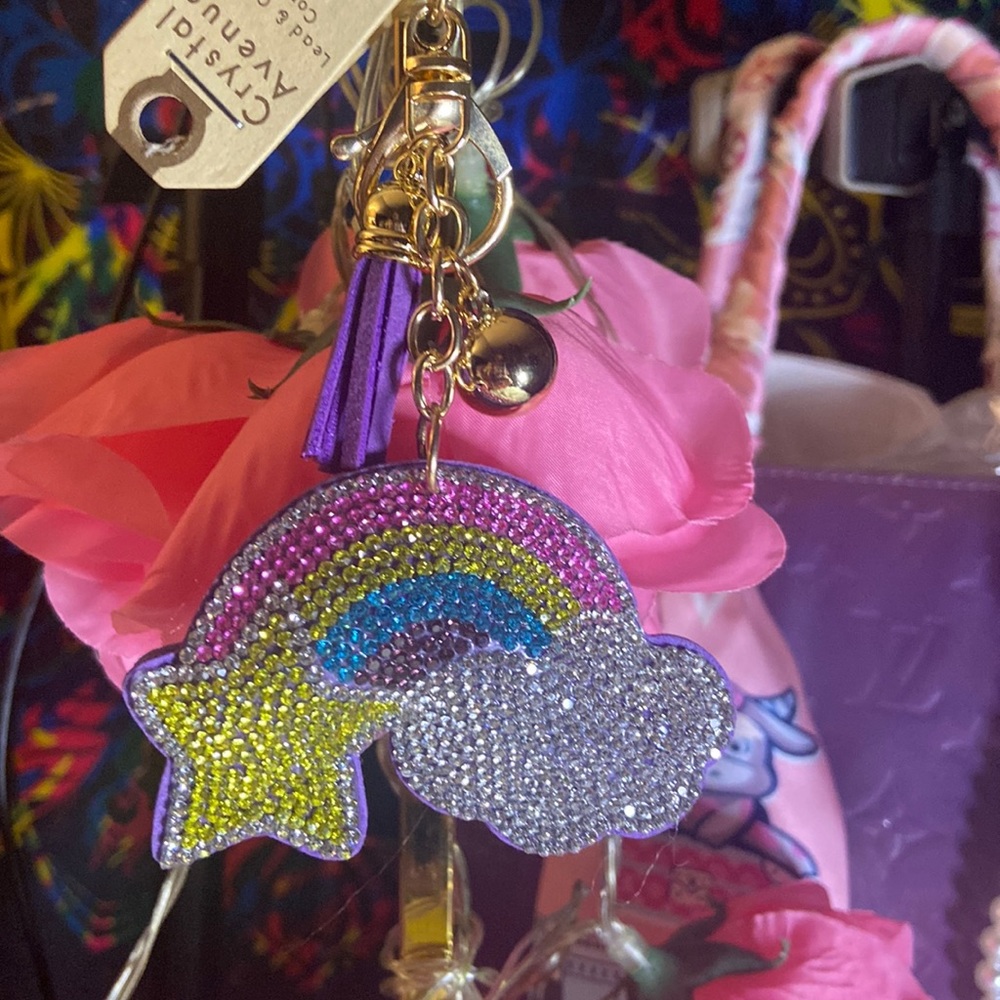 Rainbow Purse Charm